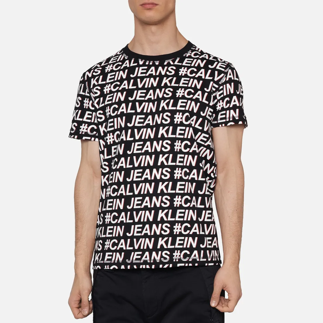 Calvin Klein Jeans Мужская футболка Logo All Over Print