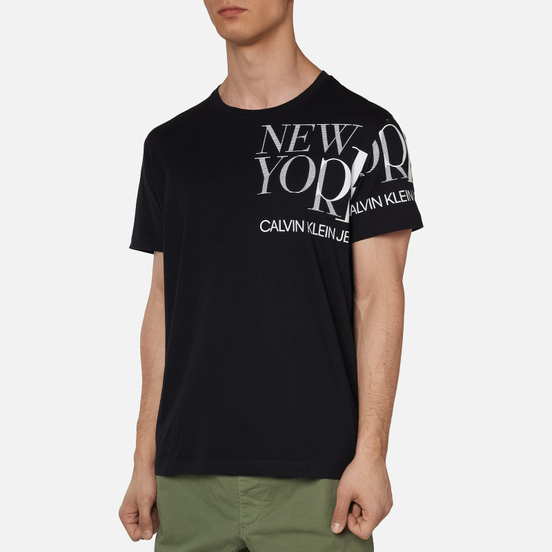 Мужская футболка Calvin Klein Jeans NY Logo Black