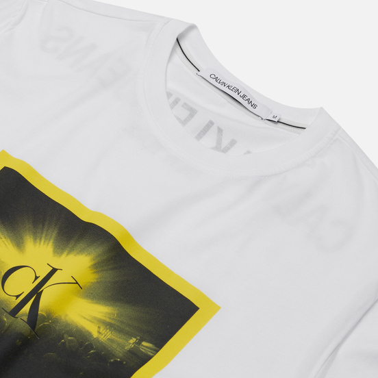 Мужская футболка Calvin Klein Jeans Rave Photo Box Bright White
