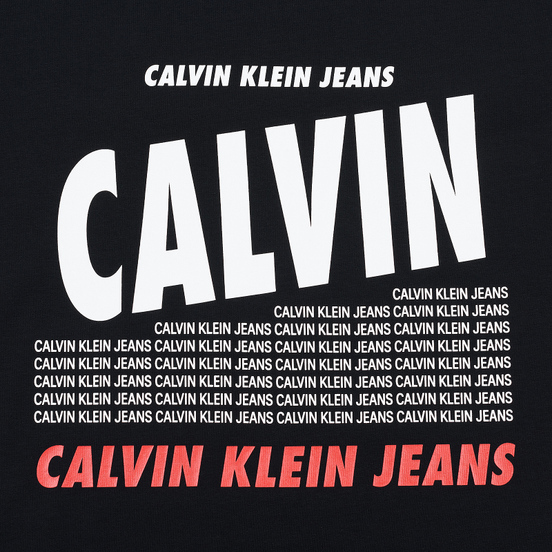 Мужская футболка Calvin Klein Jeans Slim Logo Print Black
