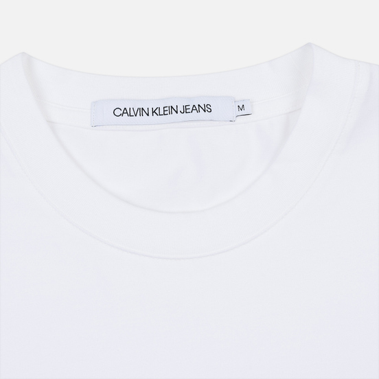 Мужская футболка Calvin Klein Jeans Slim Logo Print Bright White