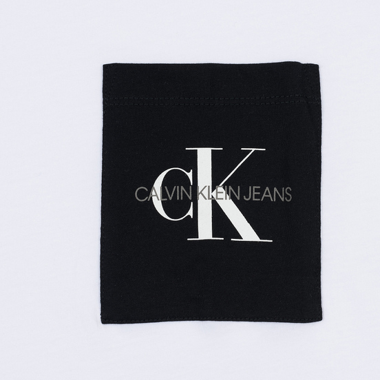 Мужская футболка Calvin Klein Jeans Slim Pocket Logo Bright White/Black