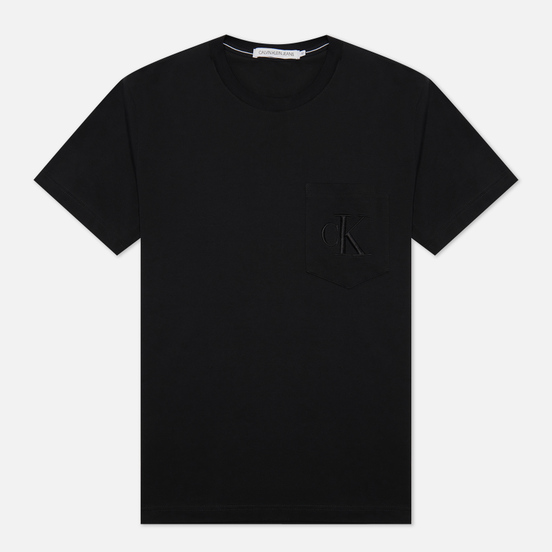 Мужская футболка Calvin Klein Jeans Tonal Pocket Monogram Black