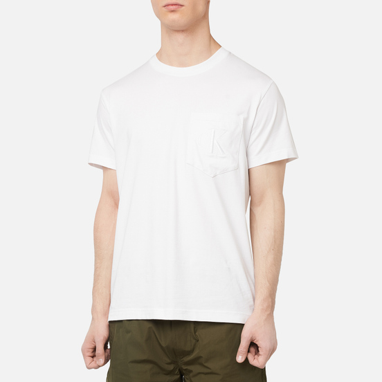 Мужская футболка Calvin Klein Jeans Tonal Pocket Monogram Bright White