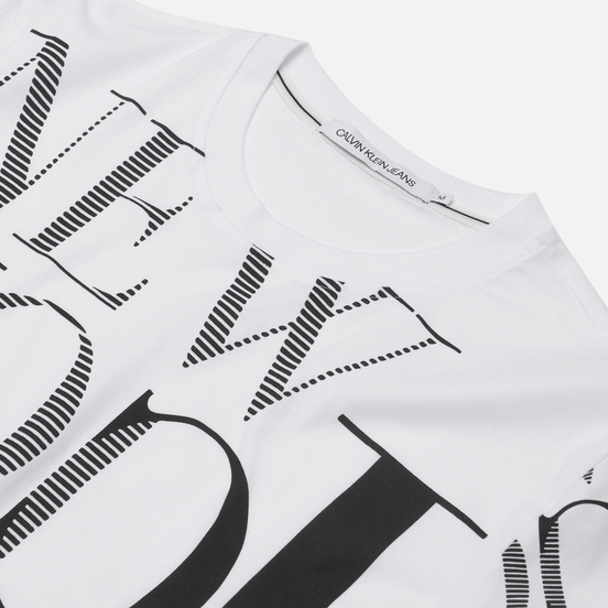 Мужская футболка Calvin Klein Jeans Upscaled NY Bright White