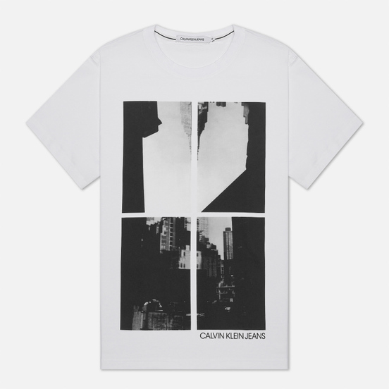 Мужская футболка Calvin Klein Jeans Upscaled Ny Photo Print Bright White