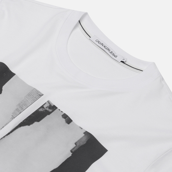 Мужская футболка Calvin Klein Jeans Upscaled Ny Photo Print Bright White