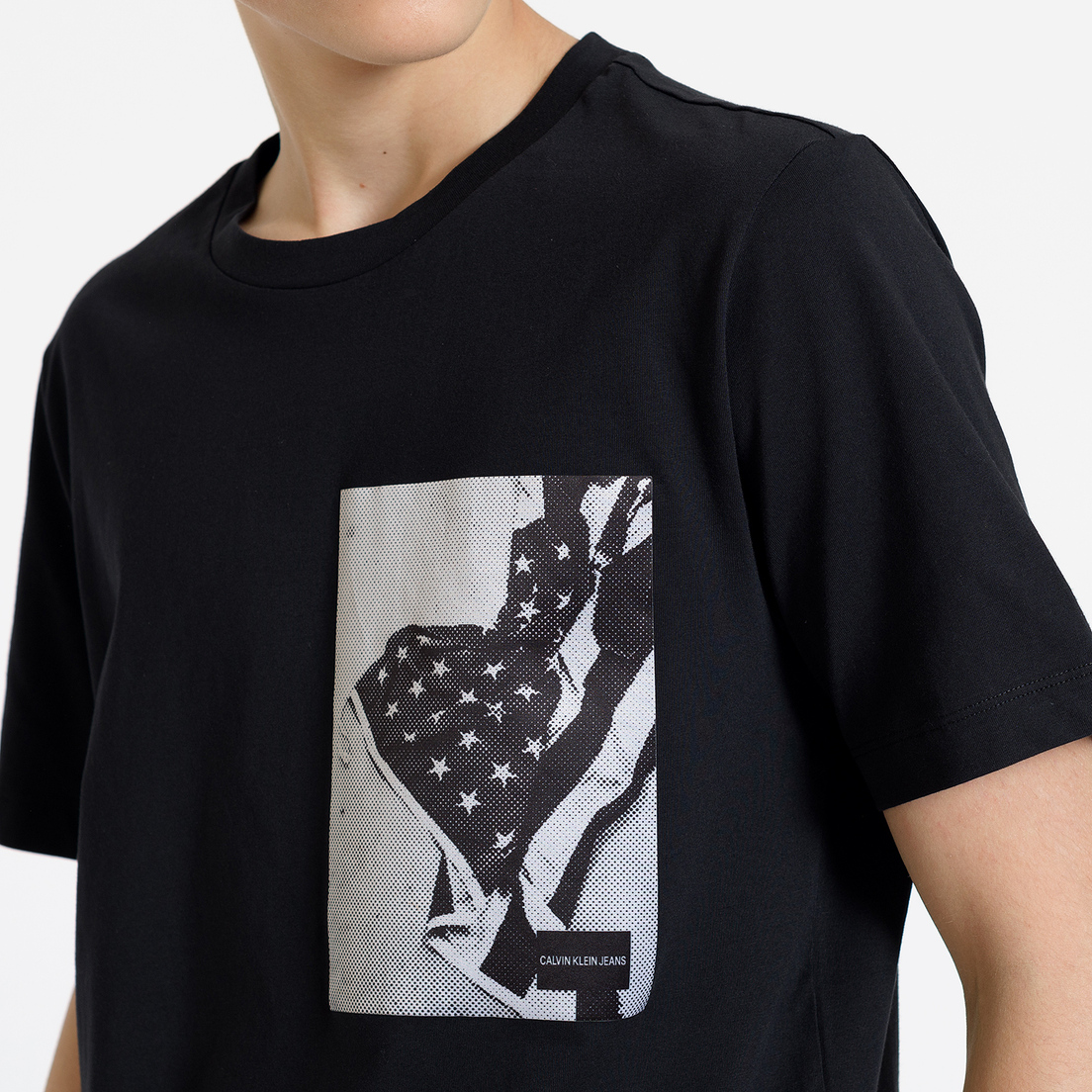Calvin Klein Jeans Мужская футболка USA Flag Printed Logo