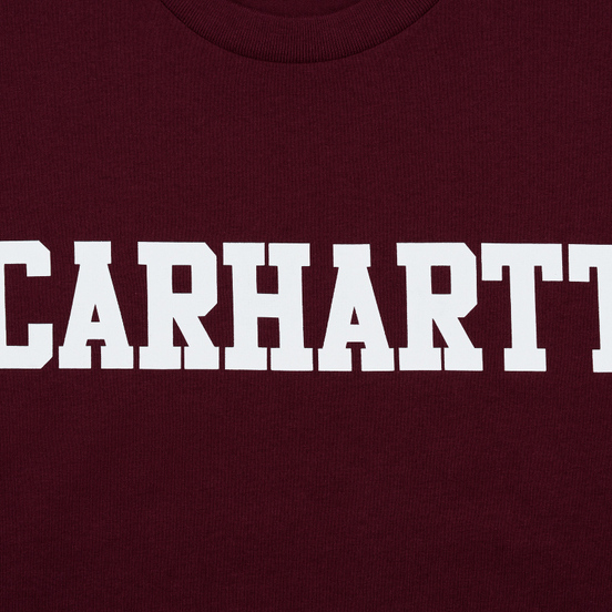 Мужская футболка Carhartt WIP College Graphic Print Merlot/White