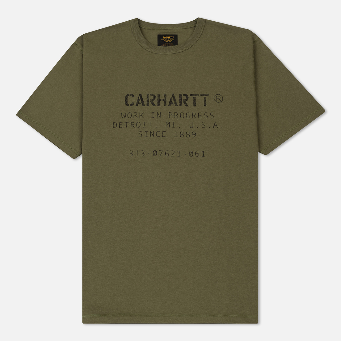 Carhartt WIP Мужская футболка Custer ML Font