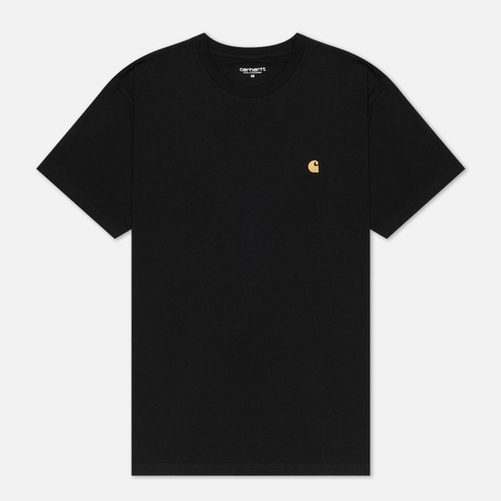 Мужская футболка Carhartt WIP S/S Chase Black/Gold