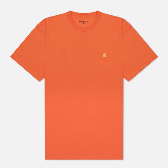 Мужская футболка Carhartt WIP S/S Chase Clockwork/Gold