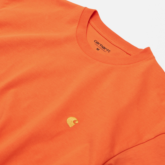 Мужская футболка Carhartt WIP S/S Chase Clockwork/Gold