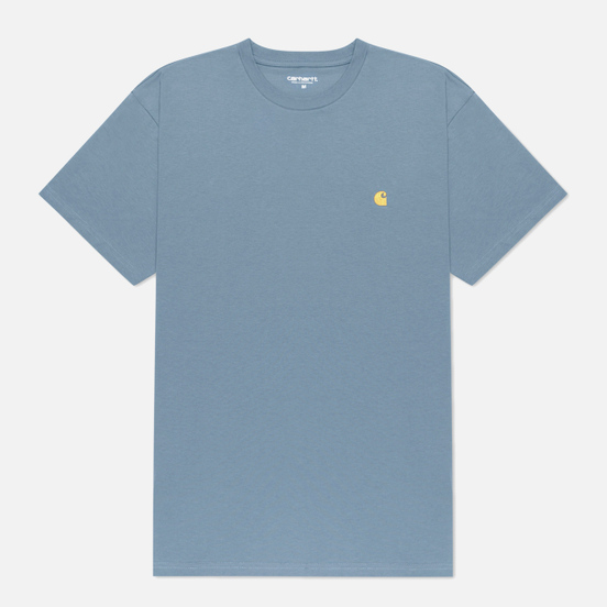 Мужская футболка Carhartt WIP S/S Chase Mossa/Gold
