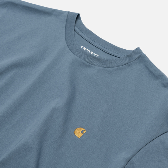 Мужская футболка Carhartt WIP S/S Chase Mossa/Gold