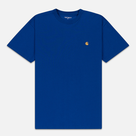 Мужская футболка Carhartt WIP S/S Chase Submarine/Gold