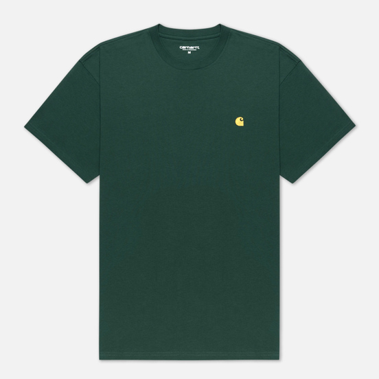 Мужская футболка Carhartt WIP S/S Chase Treehouse/Gold