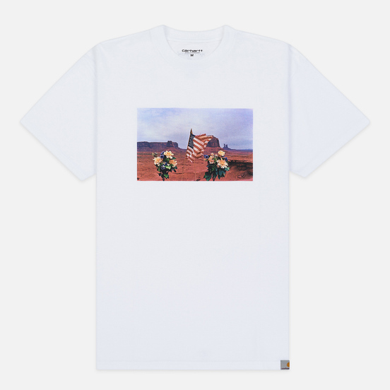 Мужская футболка Carhartt WIP S/S Matt Martin Flags White
