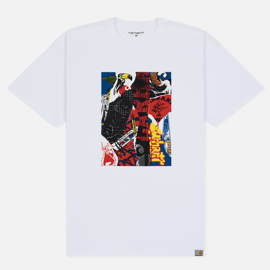 Мужская футболка Carhartt WIP S/S Patchwork White