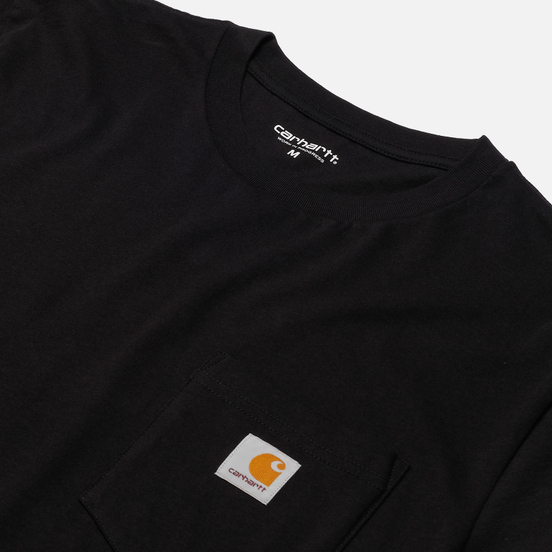 Мужская футболка Carhartt WIP S/S Pocket Black