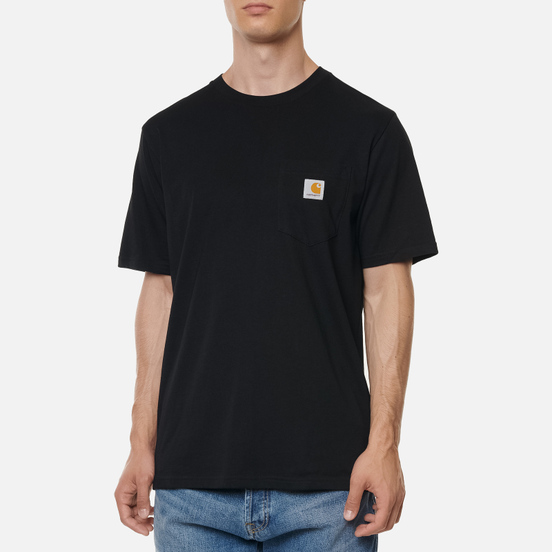 Мужская футболка Carhartt WIP S/S Pocket Black