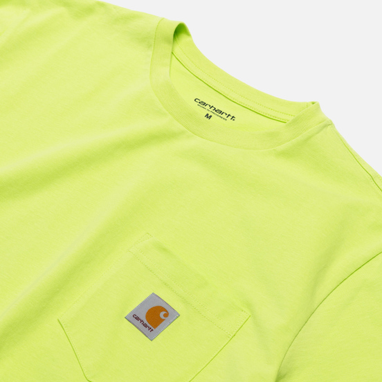 Мужская футболка Carhartt WIP S/S Pocket Lime