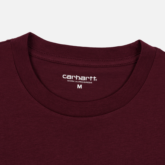 Мужская футболка Carhartt WIP S/S Pocket Merlot