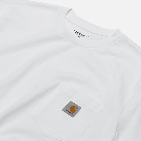 Мужская футболка Carhartt WIP S/S Pocket White