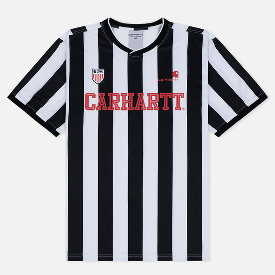 Мужская футболка Carhartt WIP S/S Striker 4.4 Oz White/Black