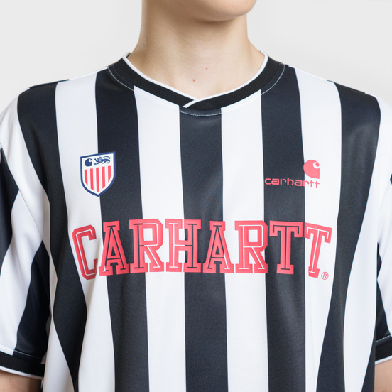 Мужская футболка Carhartt WIP S/S Striker 4.4 Oz White/Black