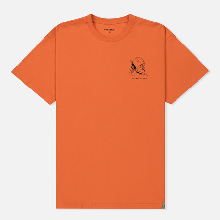 Мужская футболка Carhartt WIP Trust No One Jaffa/Black Dark Retro Washed