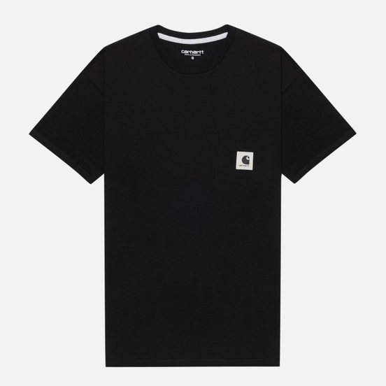 Женская футболка Carhartt WIP W' Carrie Pocket Black/Ash Heather