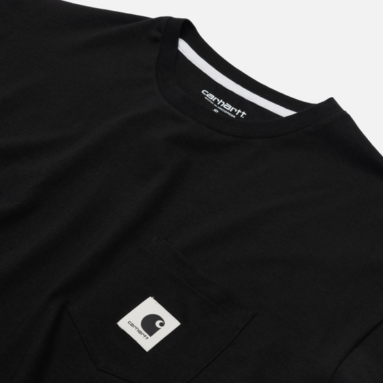 Женская футболка Carhartt WIP W' Carrie Pocket Black/Ash Heather