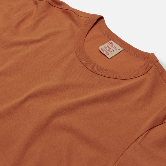 Мужская футболка Champion Reverse Weave Classic Crew Neck Premium Dark Orange