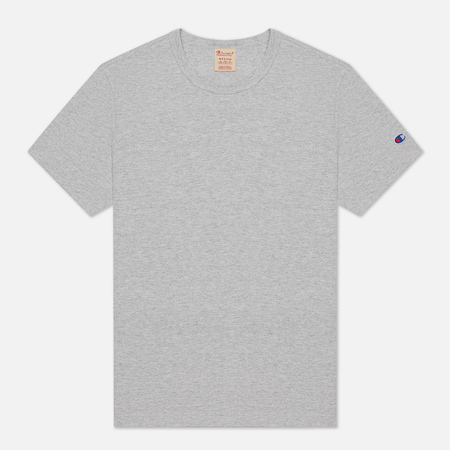 Мужская футболка Champion Reverse Weave Classic Crew Neck Premium, цвет серый, размер XXL