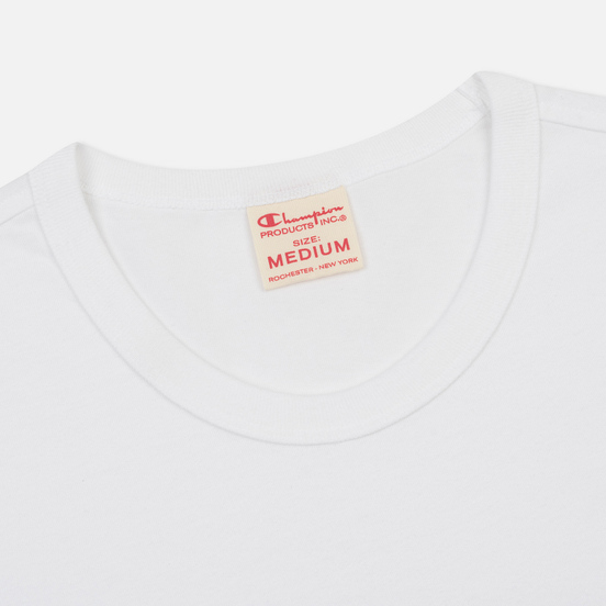 Мужская футболка Champion Reverse Weave Classic Crew Neck Premium White