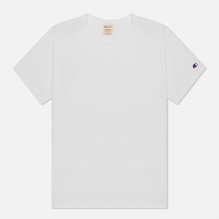 Мужская футболка Champion Reverse Weave Classic Crew Neck Premium, цвет белый, размер XXL