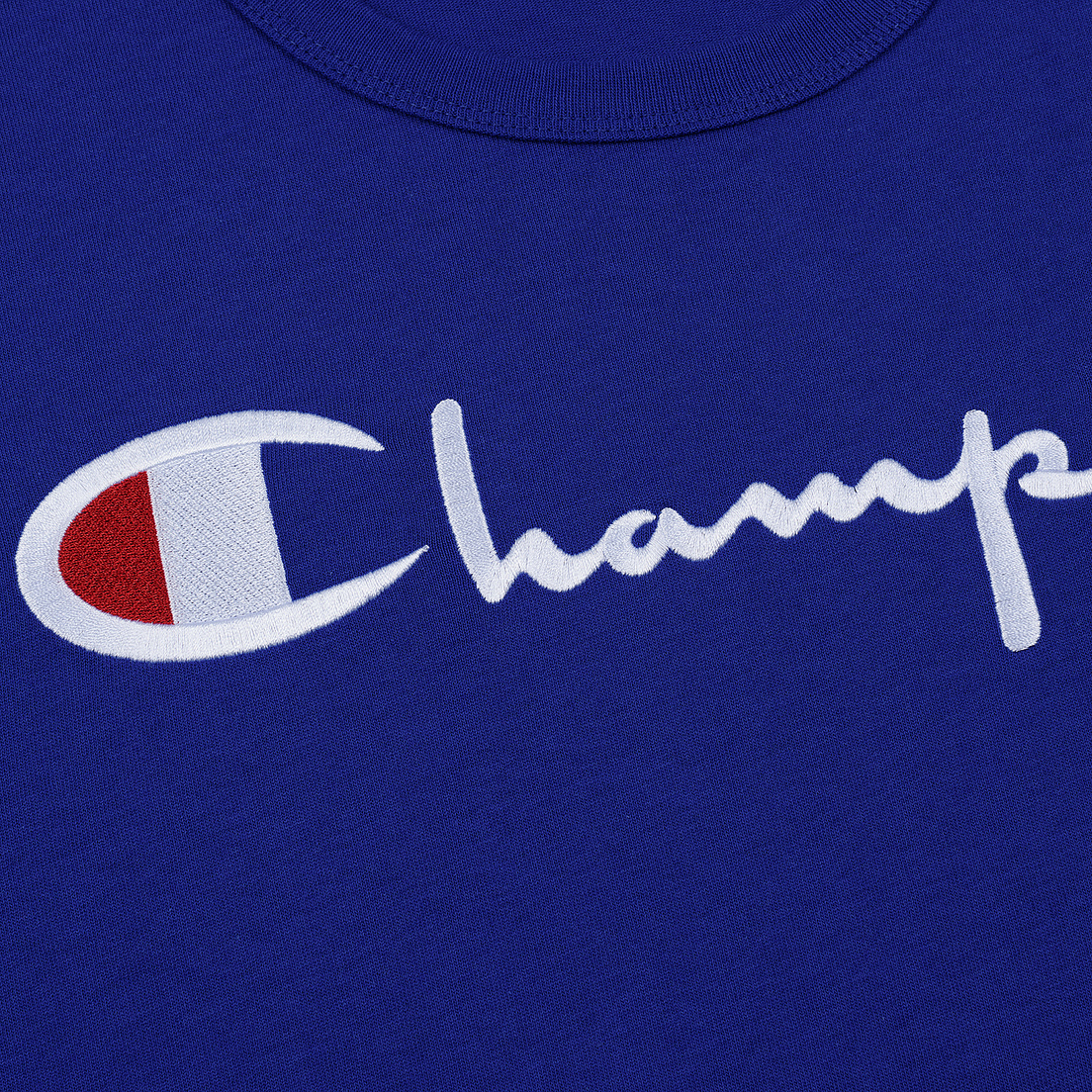 Champion Reverse Weave Мужская футболка Classic Crew Neck Script Logo