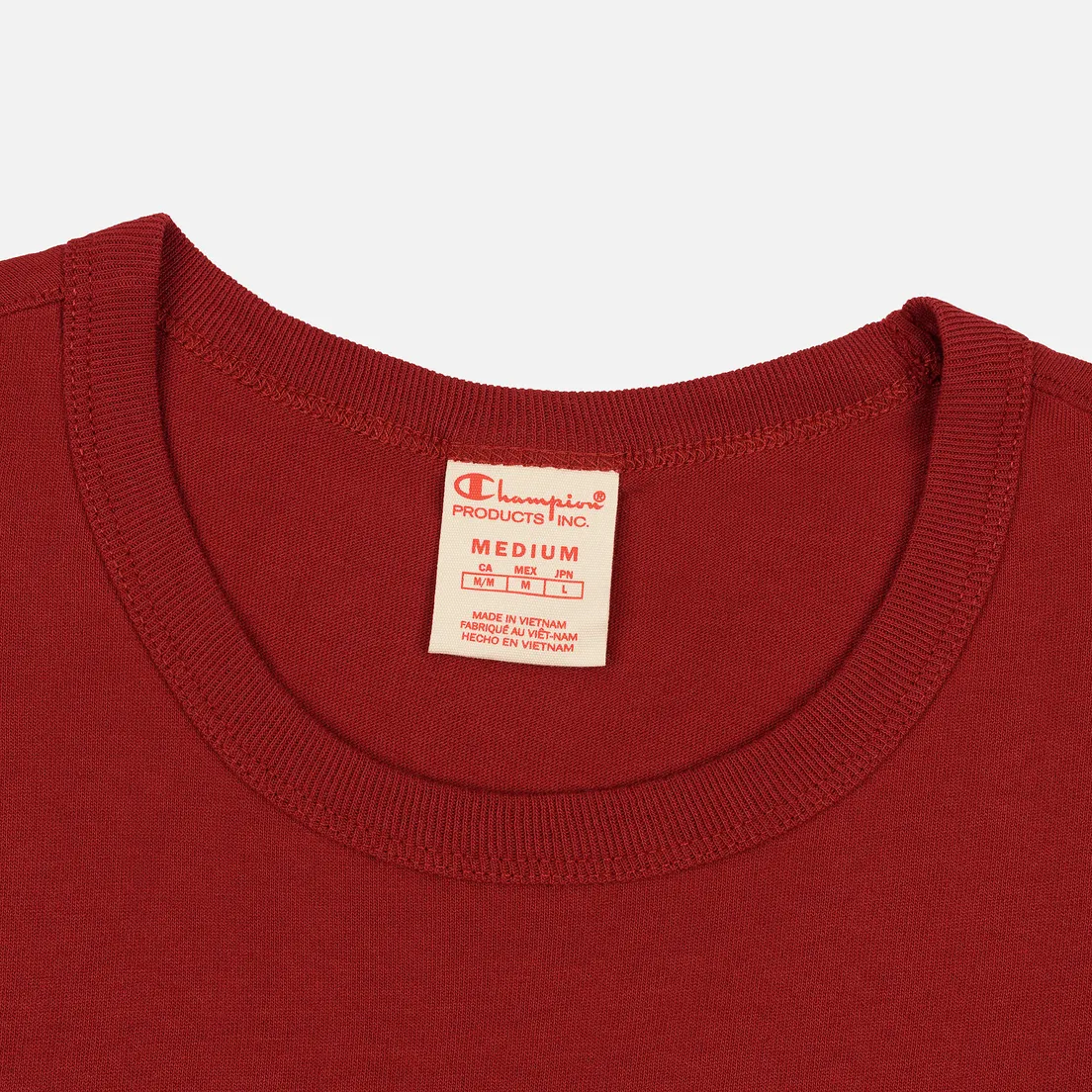 Champion Reverse Weave Мужская футболка Classic Crew Neck Script Logo