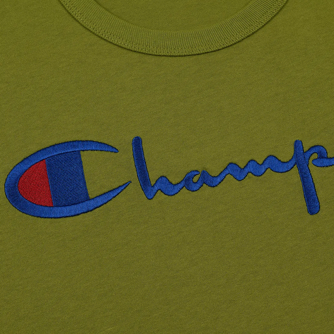 Champion Reverse Weave Мужская футболка Classic Crew Neck Script Logo