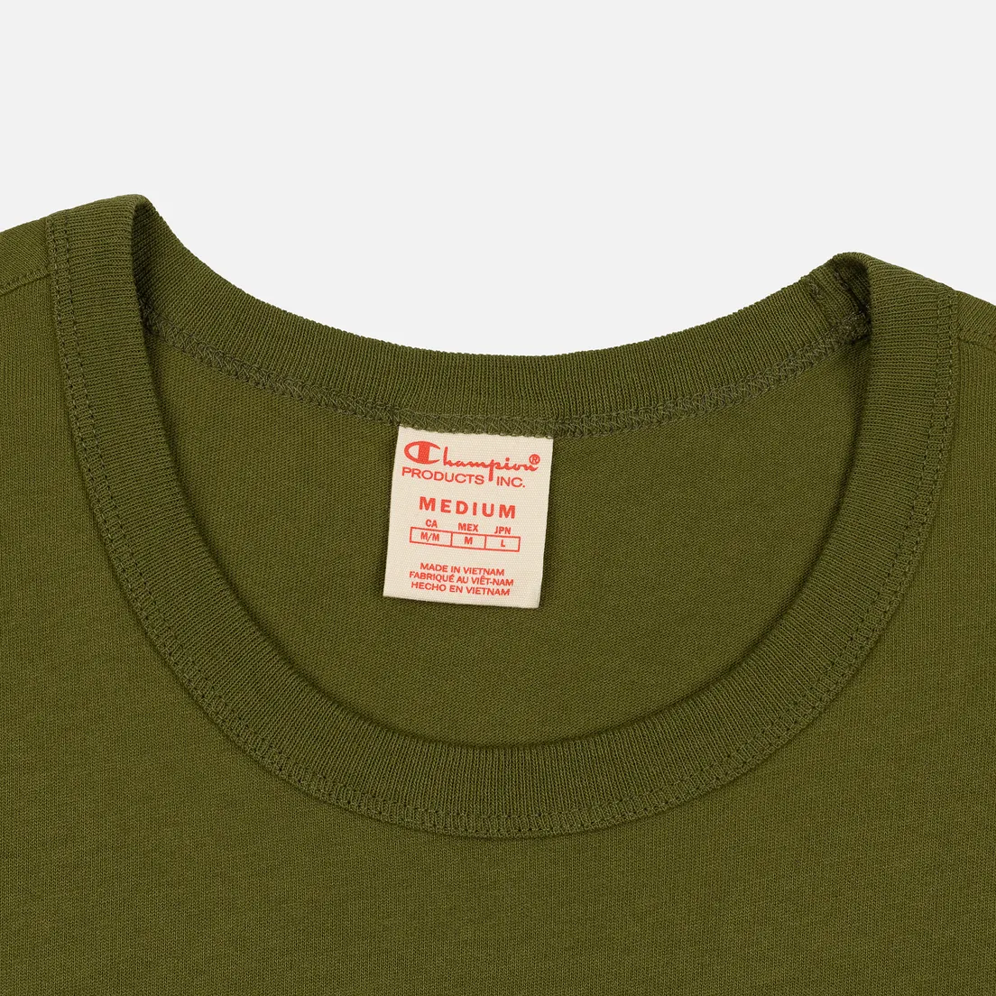 Champion Reverse Weave Мужская футболка Classic Crew Neck Script Logo