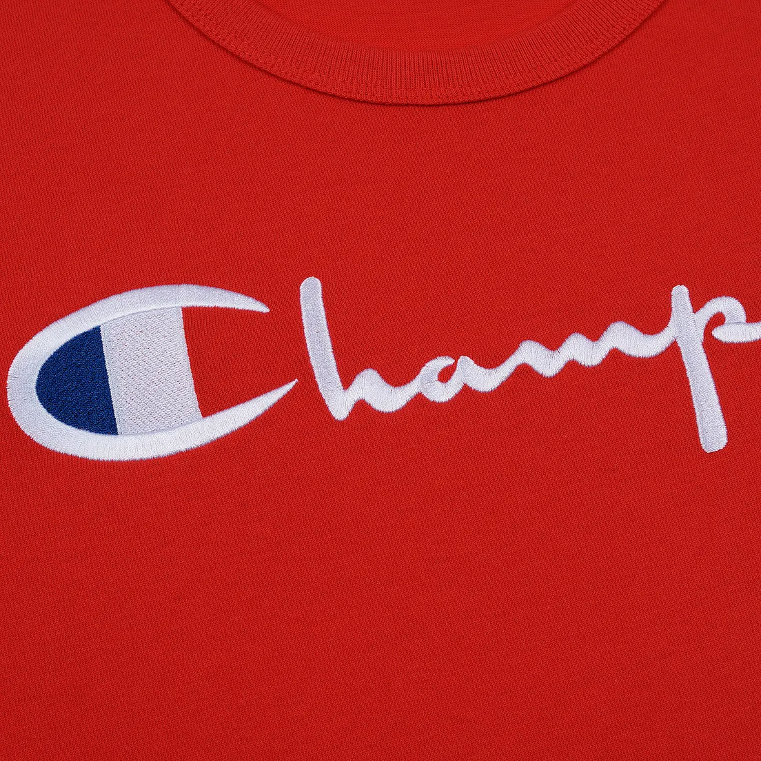 Champion Reverse Weave Мужская футболка Classic Crew Neck Script Logo