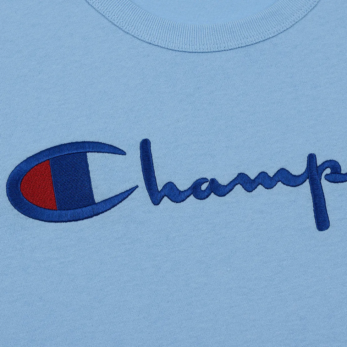 Champion Reverse Weave Мужская футболка Classic Crew Neck Script Logo