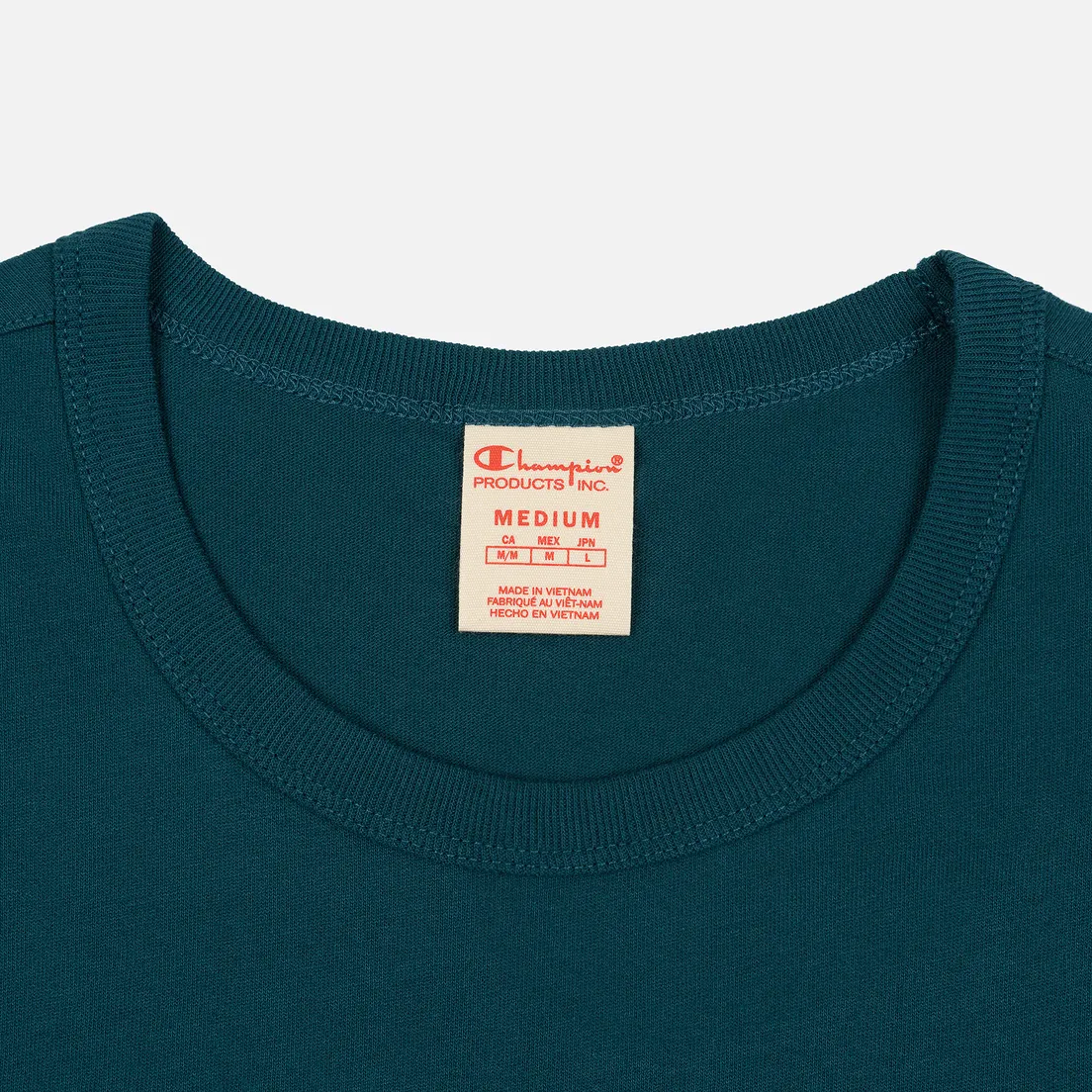 Champion Reverse Weave Мужская футболка Classic Crew Neck Script Logo
