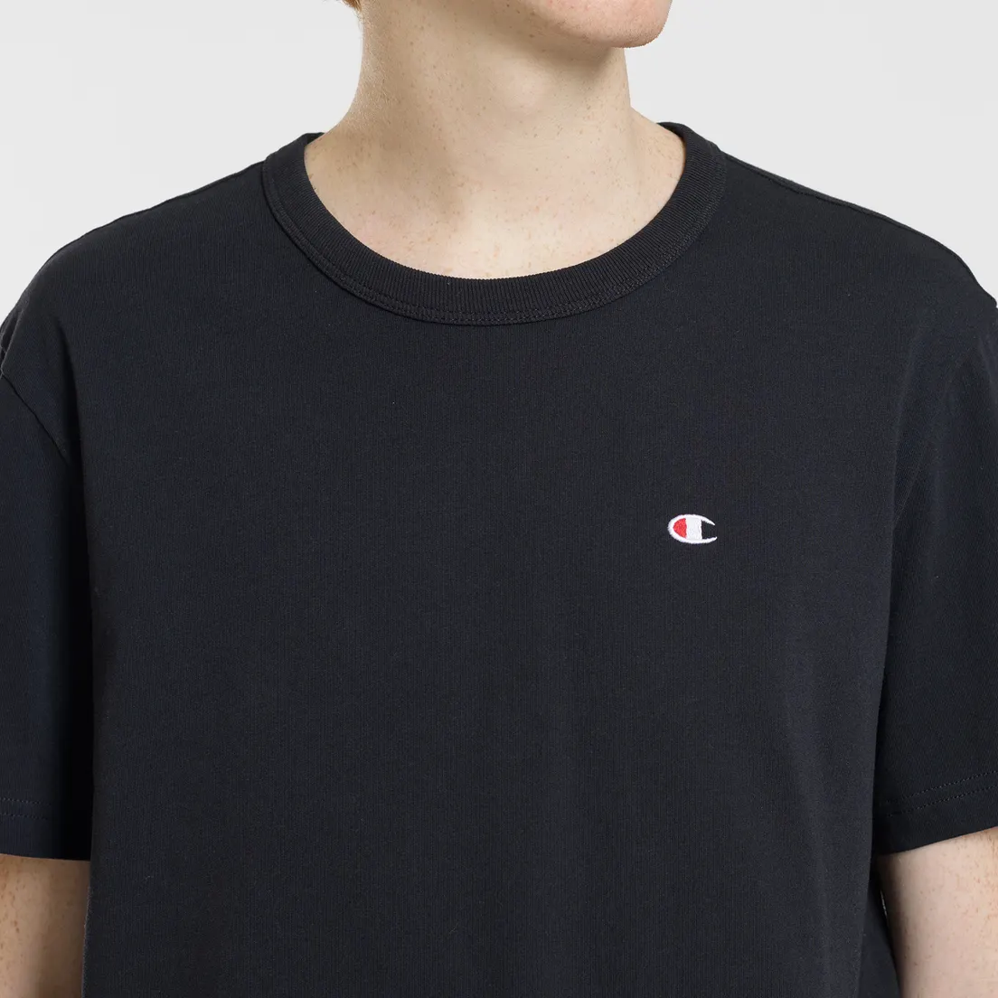Champion Reverse Weave Мужская футболка Crew Neck Back Script Logo