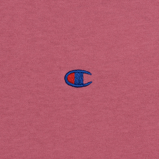 Мужская футболка Champion Reverse Weave Crew Neck Back Script Logo Heather Rose