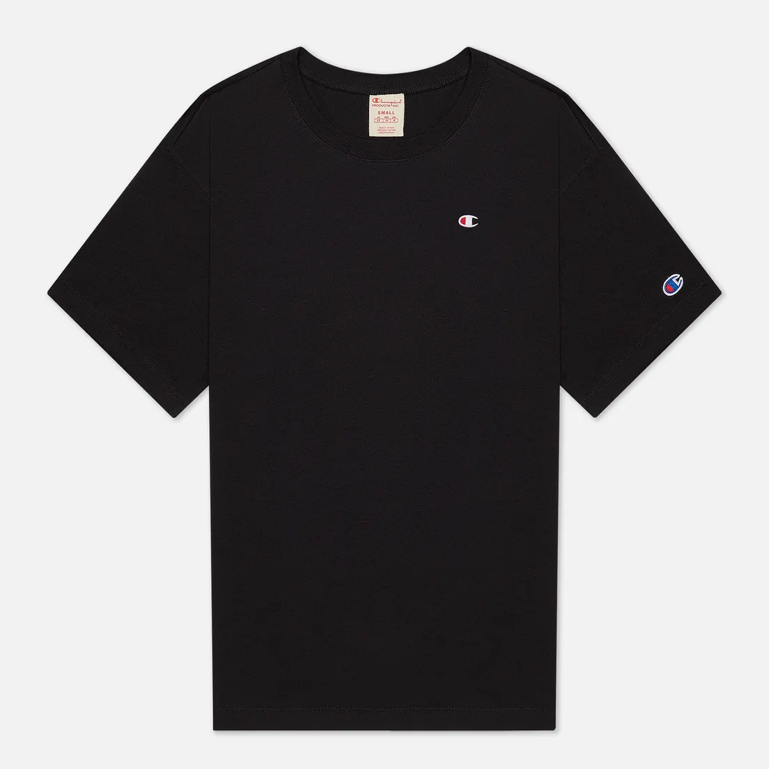 Champion Reverse Weave Мужская футболка Logo Chest & Sleeve Crew Neck