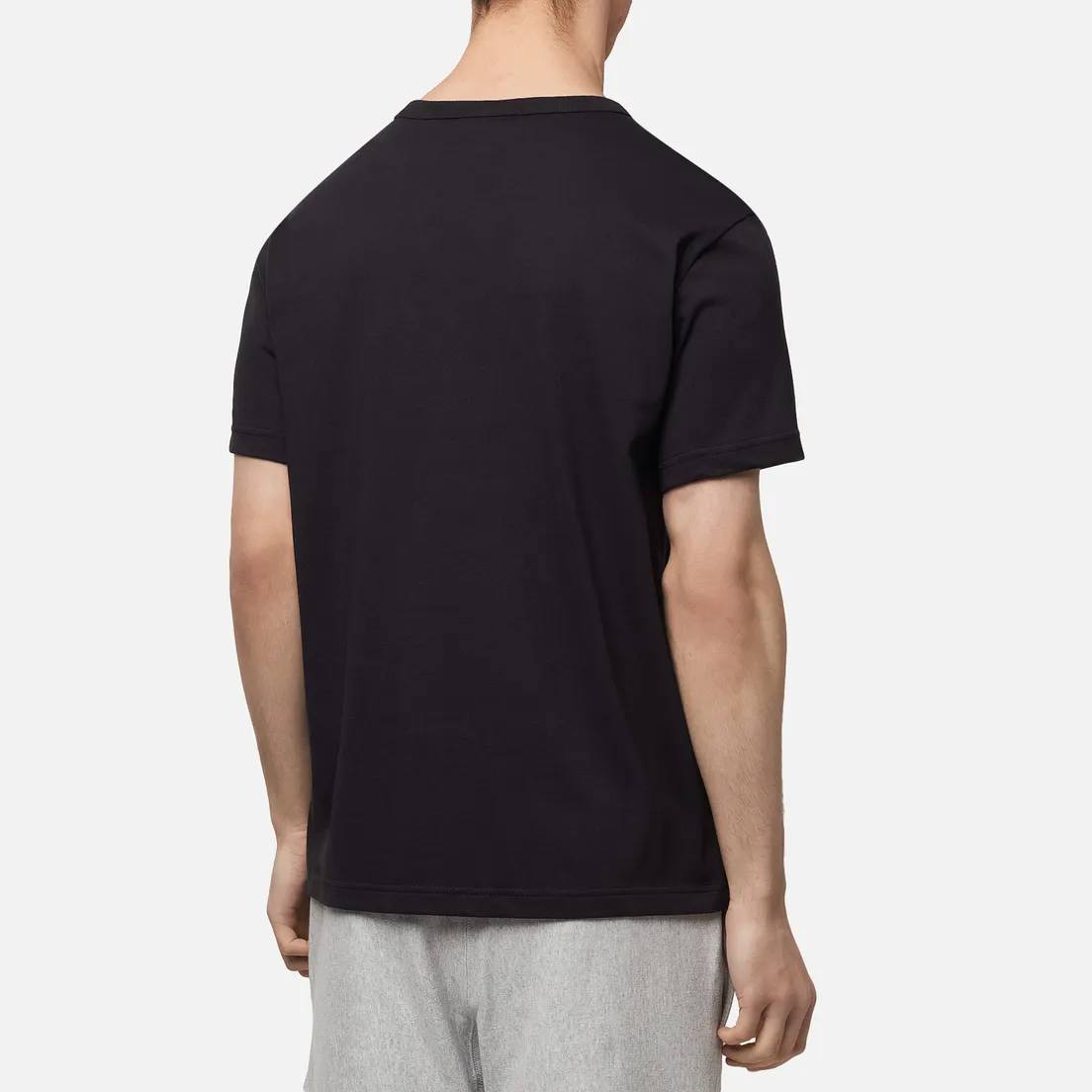 Champion Reverse Weave Мужская футболка Logo Chest & Sleeve Crew Neck