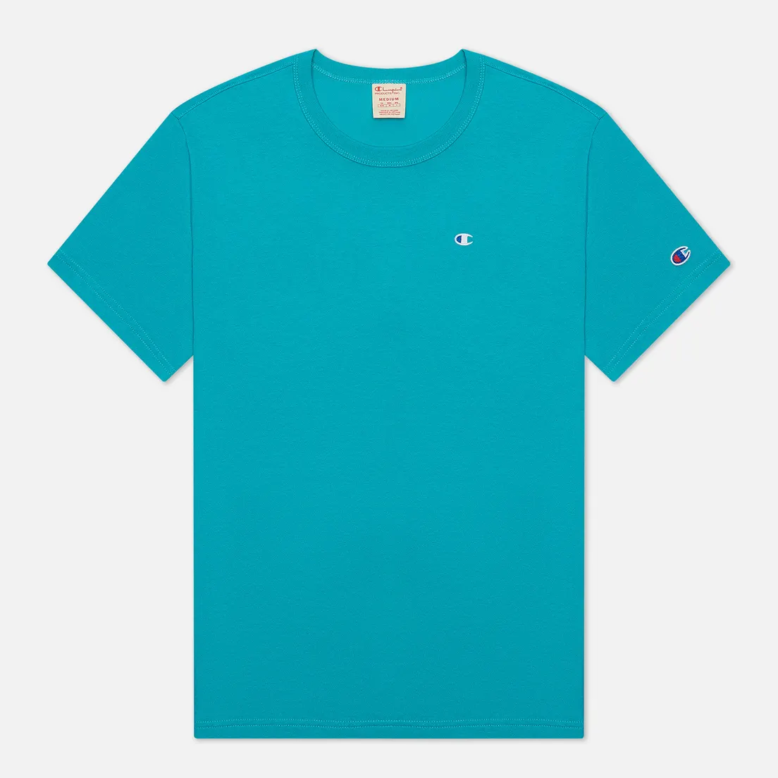 Champion Reverse Weave Мужская футболка Logo Chest & Sleeve Crew Neck