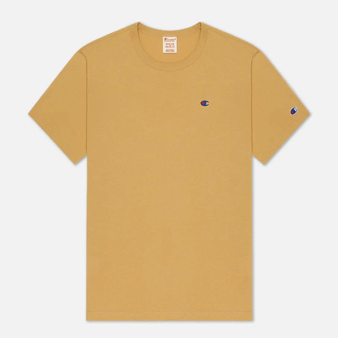 Champion Reverse Weave Мужская футболка Logo Chest & Sleeve Crew Neck